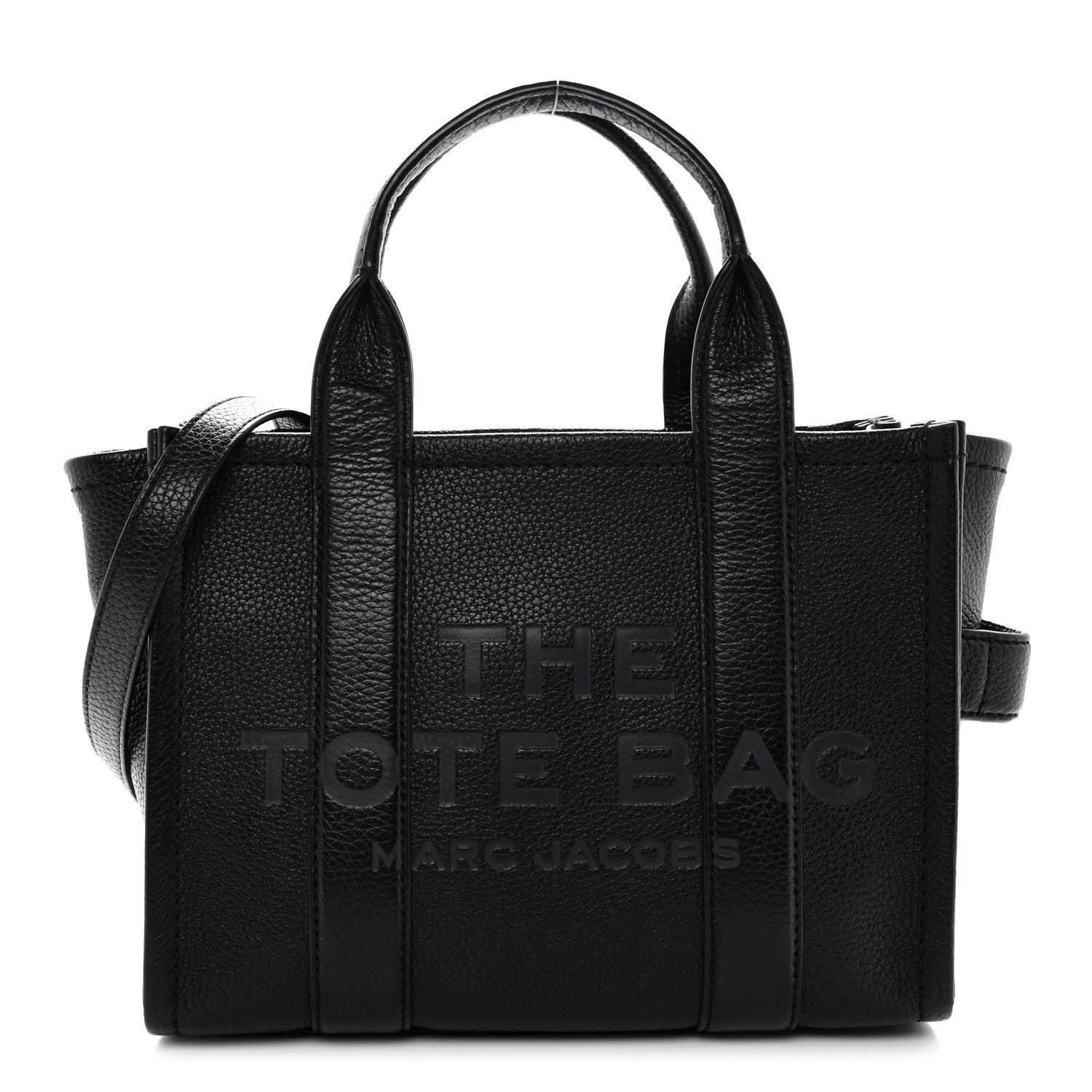 Marc Jacobs Marc Jacobs Grained Calfskin Small The Tote Bag Black