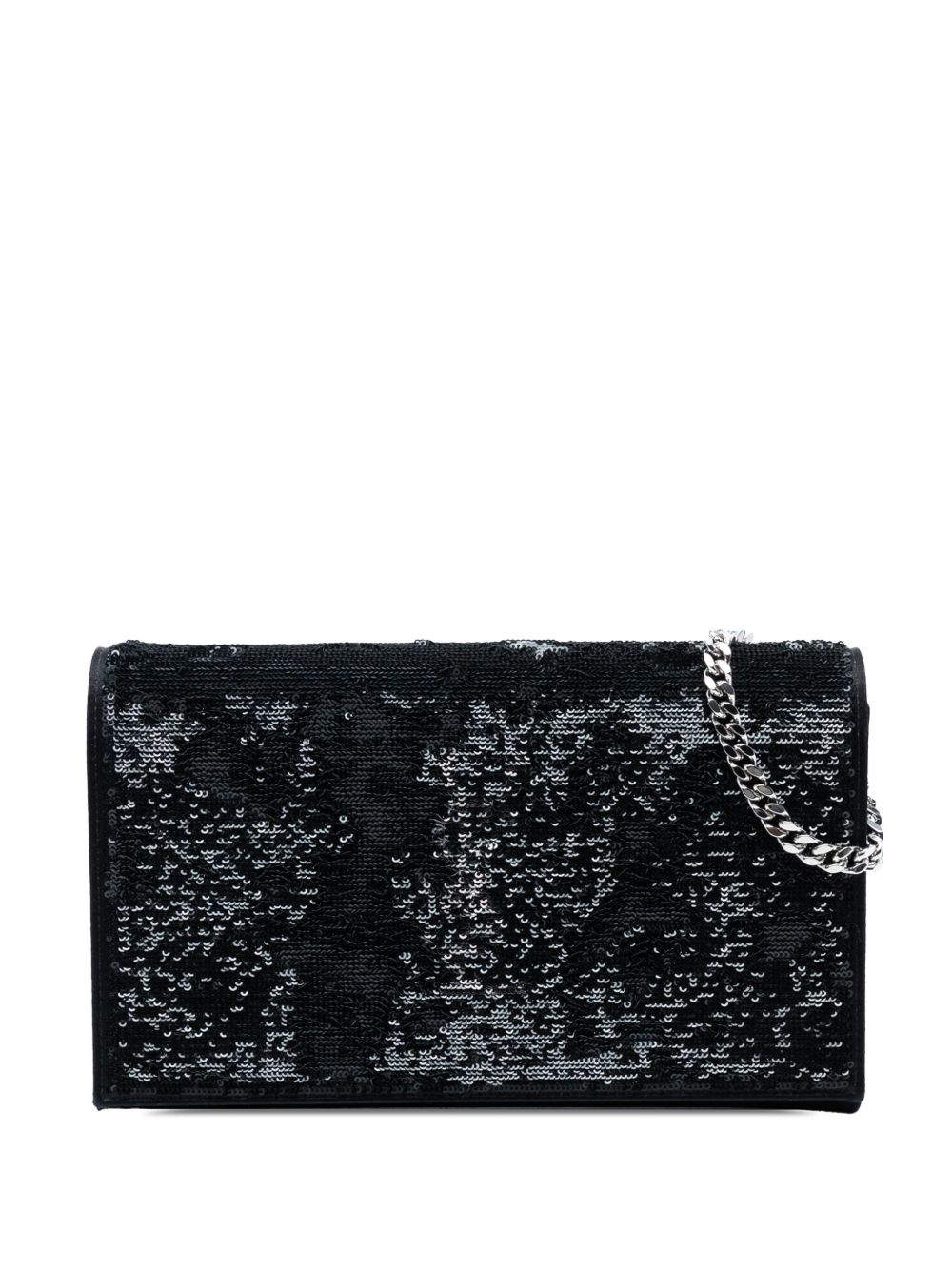 2017 Sequin Monogram Kate Wallet on Chain crossbody bag