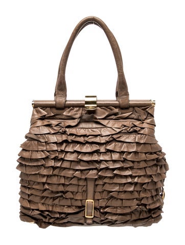 Leather Allure Frame Satchel Vintage