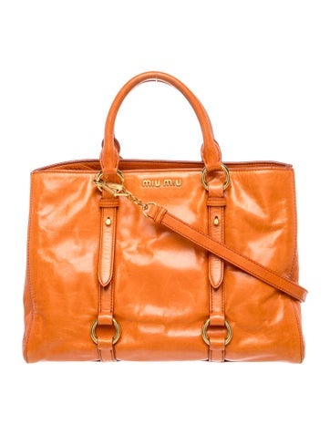 Leather Top Handle Bag