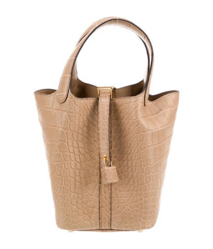 Hermes 2024 Matte Alligator Picotin Lock 18