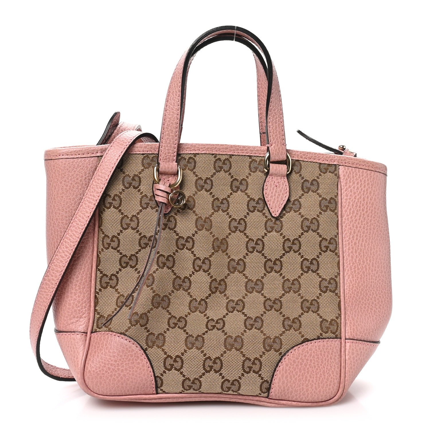 Gucci Monogram Small Bree Tote Beige Soft Pink