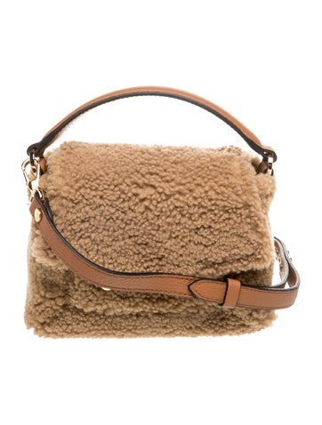 Strathberry Shearling Mosaic Cozy Nano