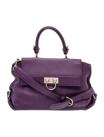 Ferragamo Leather Top Handle Bag