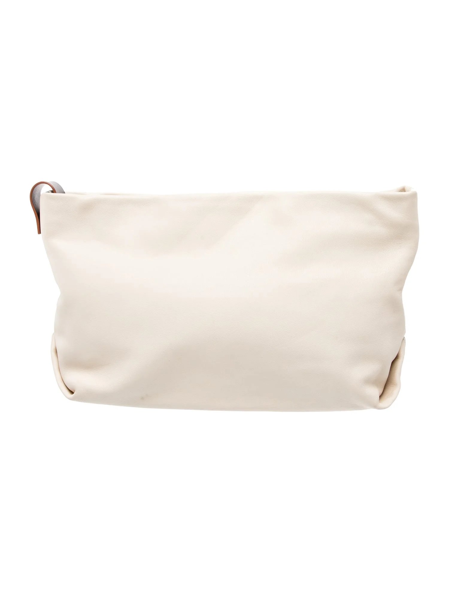 Loro Piana Leather Inside Out Clutch