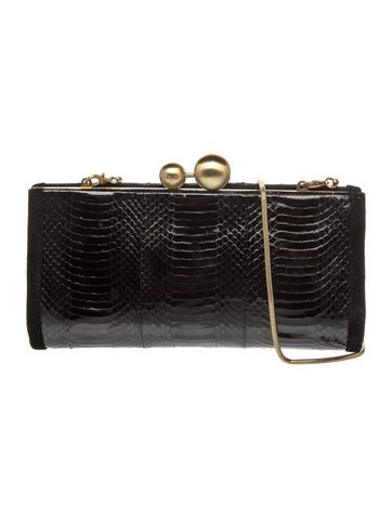 Embossed Leather Minaudière