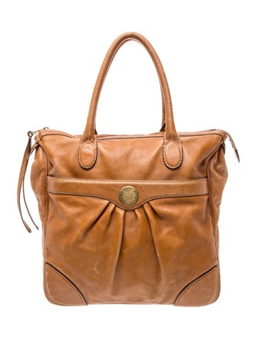 Leather Top Handle Bag
