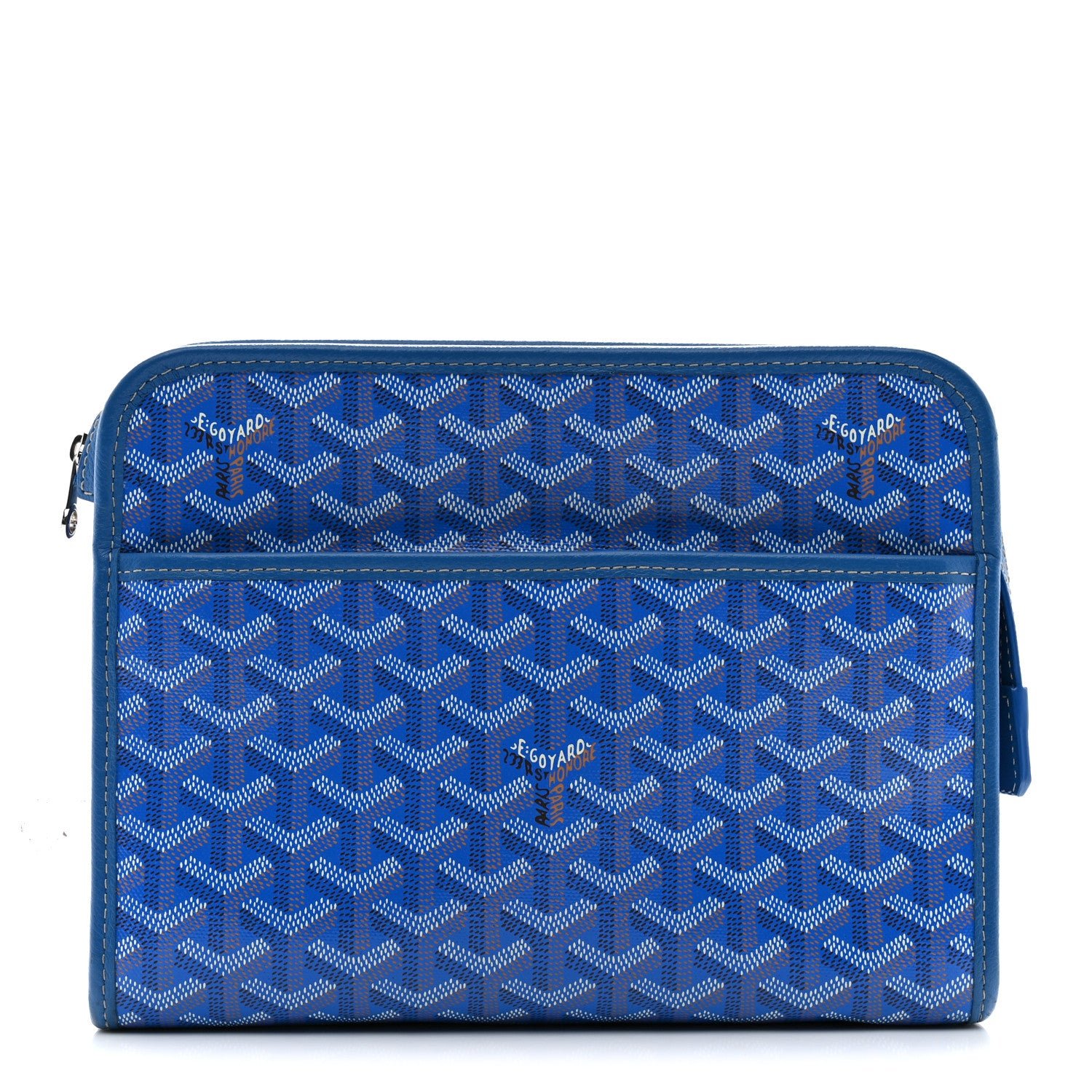 Goyard Goyardine Jouvence Toiletry Pouch MM Blue