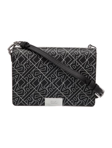 Karl Lagerfeld Leather Messenger Bag