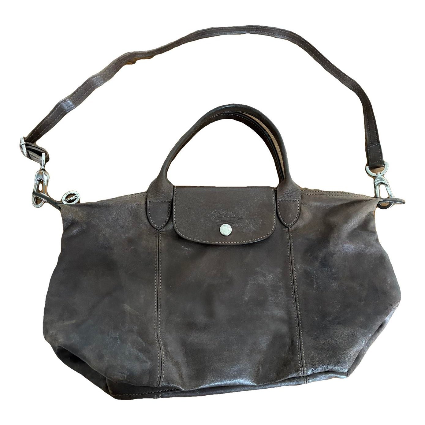 Pliage leather crossbody bag