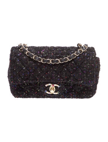 Classic Tweed Rectangular Mini Flap Bag