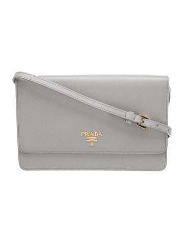Saffiano Leather Metal Small