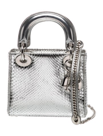 Snakeskin Lady Dior Mini