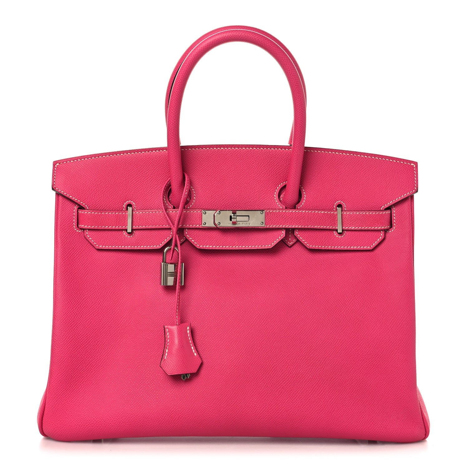 Hermes Epsom Candy Birkin 35 Rose Tyrien Tosca
