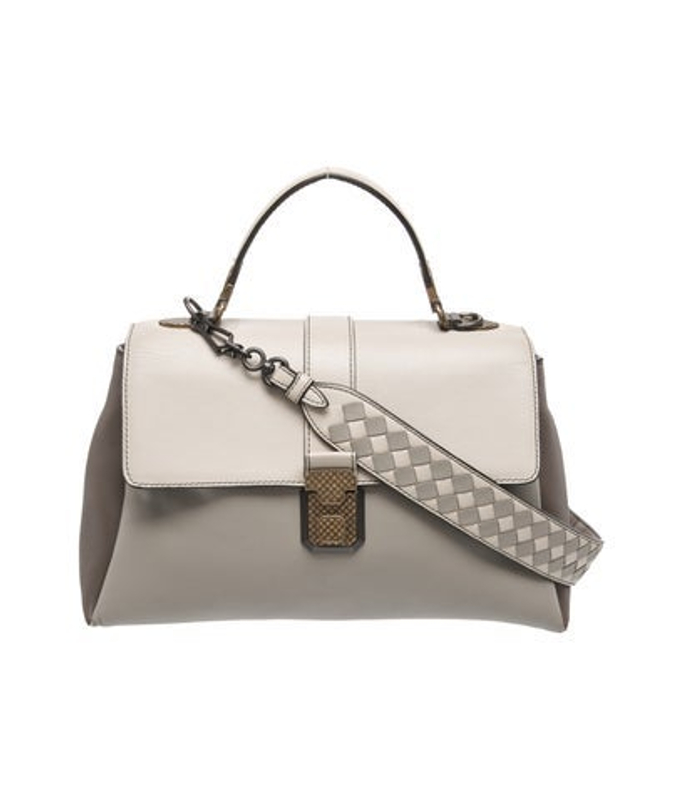 Bottega Veneta Veneta Leather Top Handle Bag