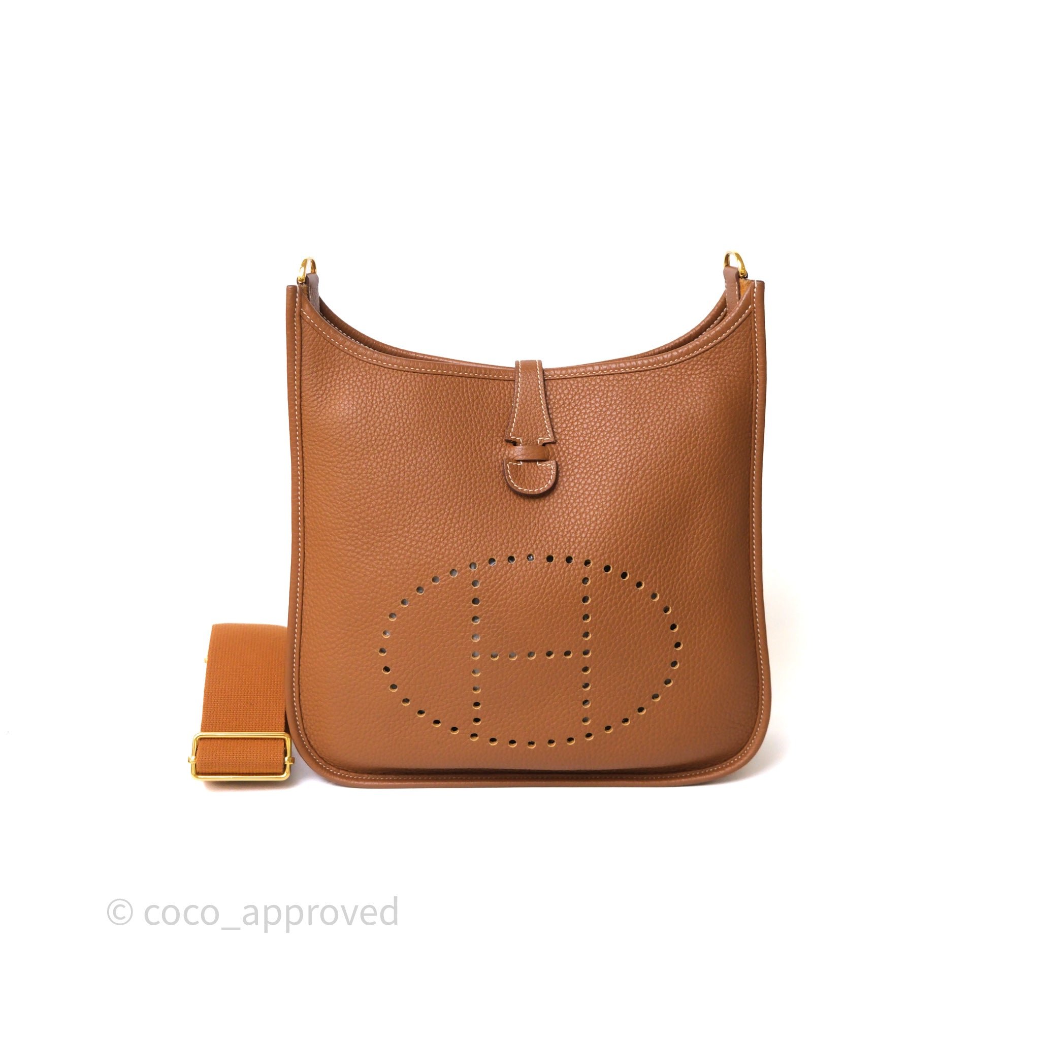 Hermès Evelyne III 29 Gold Clemence Gold Hardware
