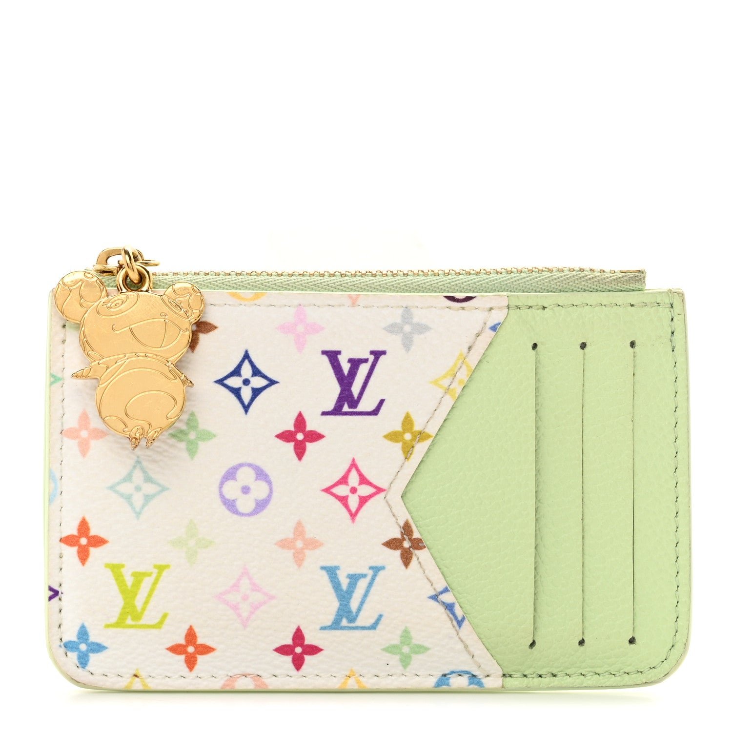 Louis Vuitton LV X TM Monogram Romy Card Holder Green Tea