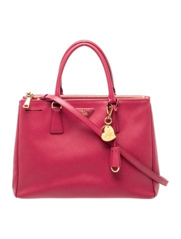Saffiano Leather Galleria Double Zip Large
