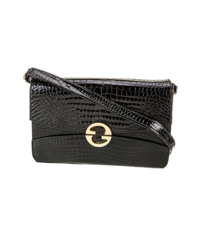 Gucci Crocodile Shoulder Bag