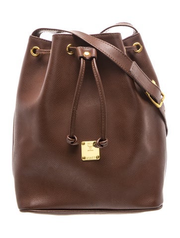 Leather Bucket Bag