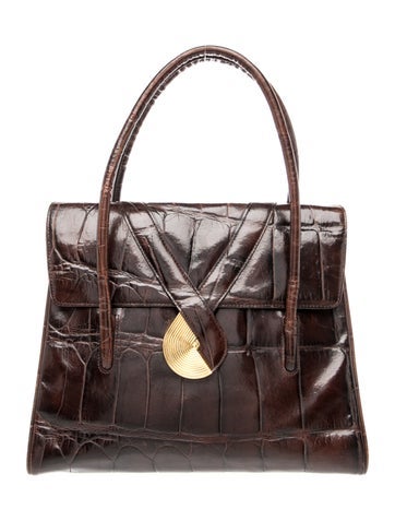 Leather Top Handle Bag
