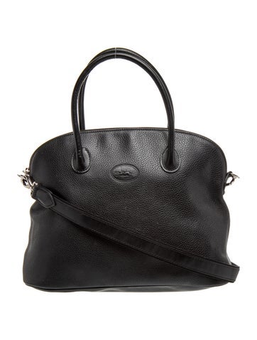 Longchamp Leather Dome Bag
