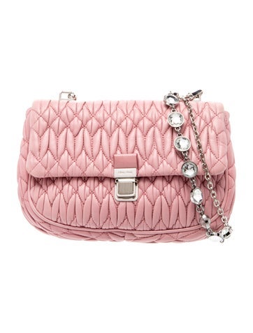 Miu Miu Leather Crossbody Bag