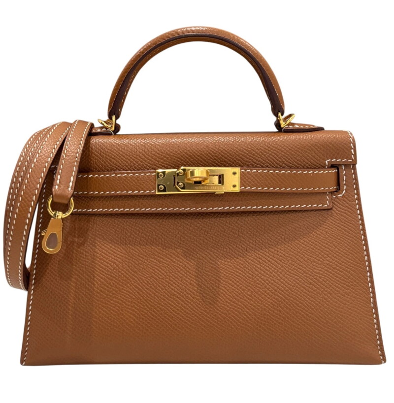 Gold Epsom Mini Kelly 20 II Gold Hardware, 2023
