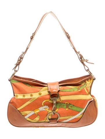 Miu Miu Canvas Shoulder Bag Vintage