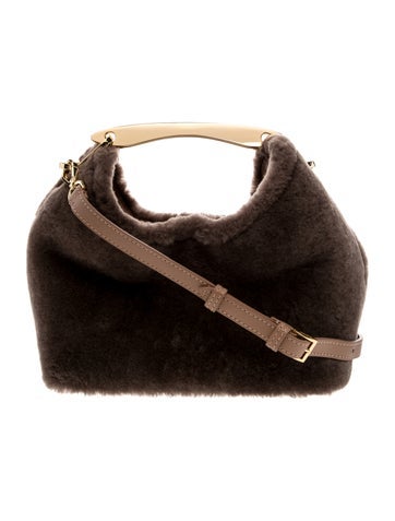 Shearling Top Handle Bag w/ Tags