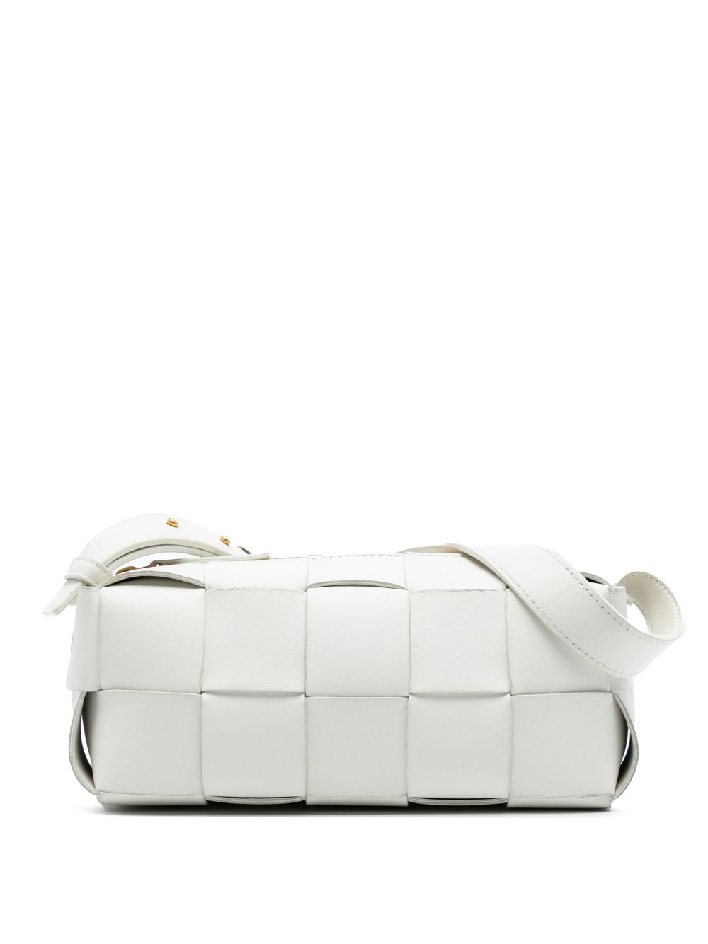 2012-2025 Small Lambskin Intrecciato Brick Cassette shoulder bag