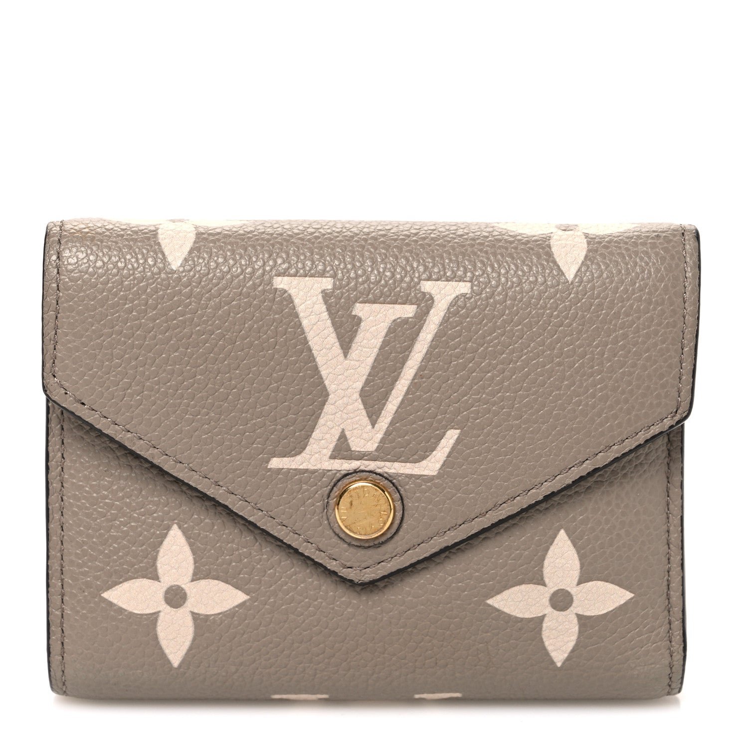 Louis Vuitton Empreinte Monogram Giant Victorine Wallet Tourterelle Creme