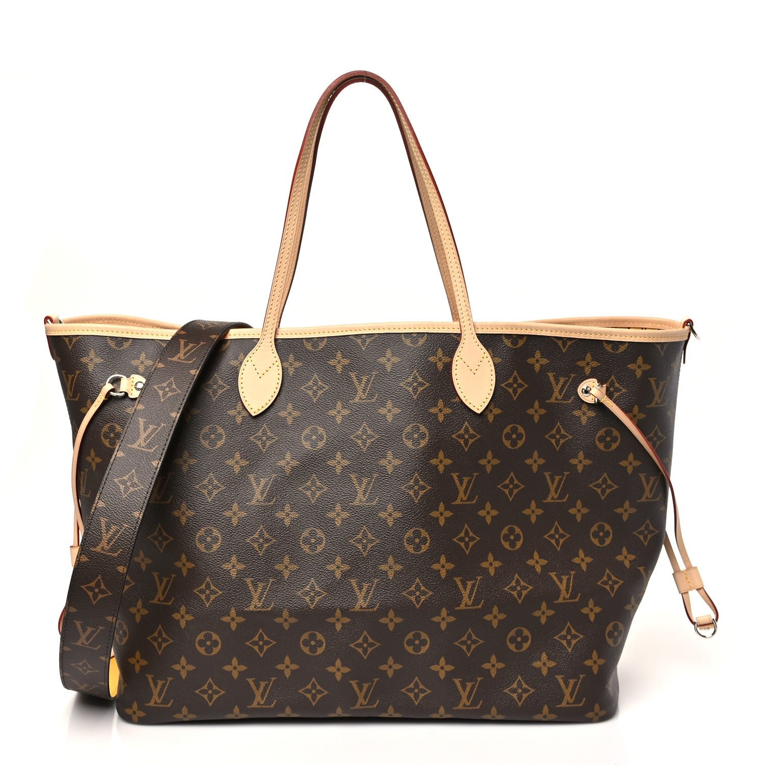 Louis Vuitton Monogram Stamped Inside Out NYC Neverfull Bandouliere GM Yellow