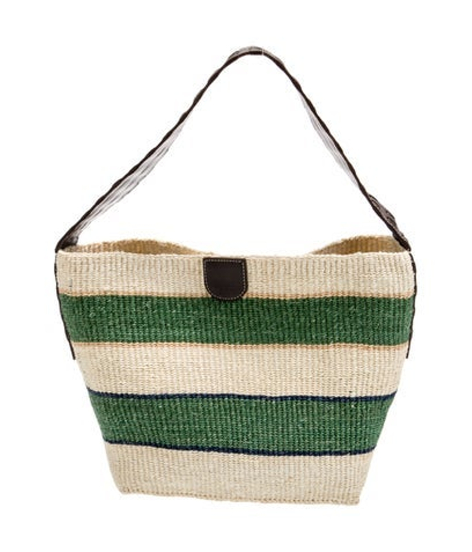 Max Mara Mara Raffia Shoulder Bag