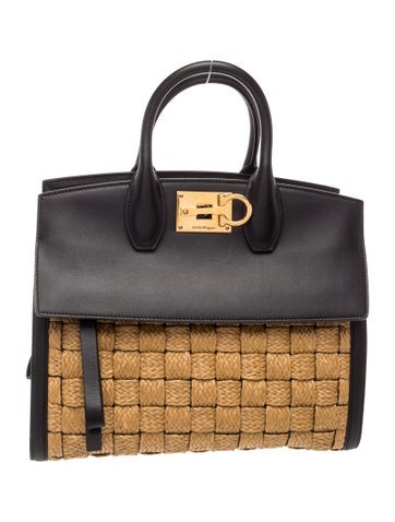 Leather Top Handle Bag