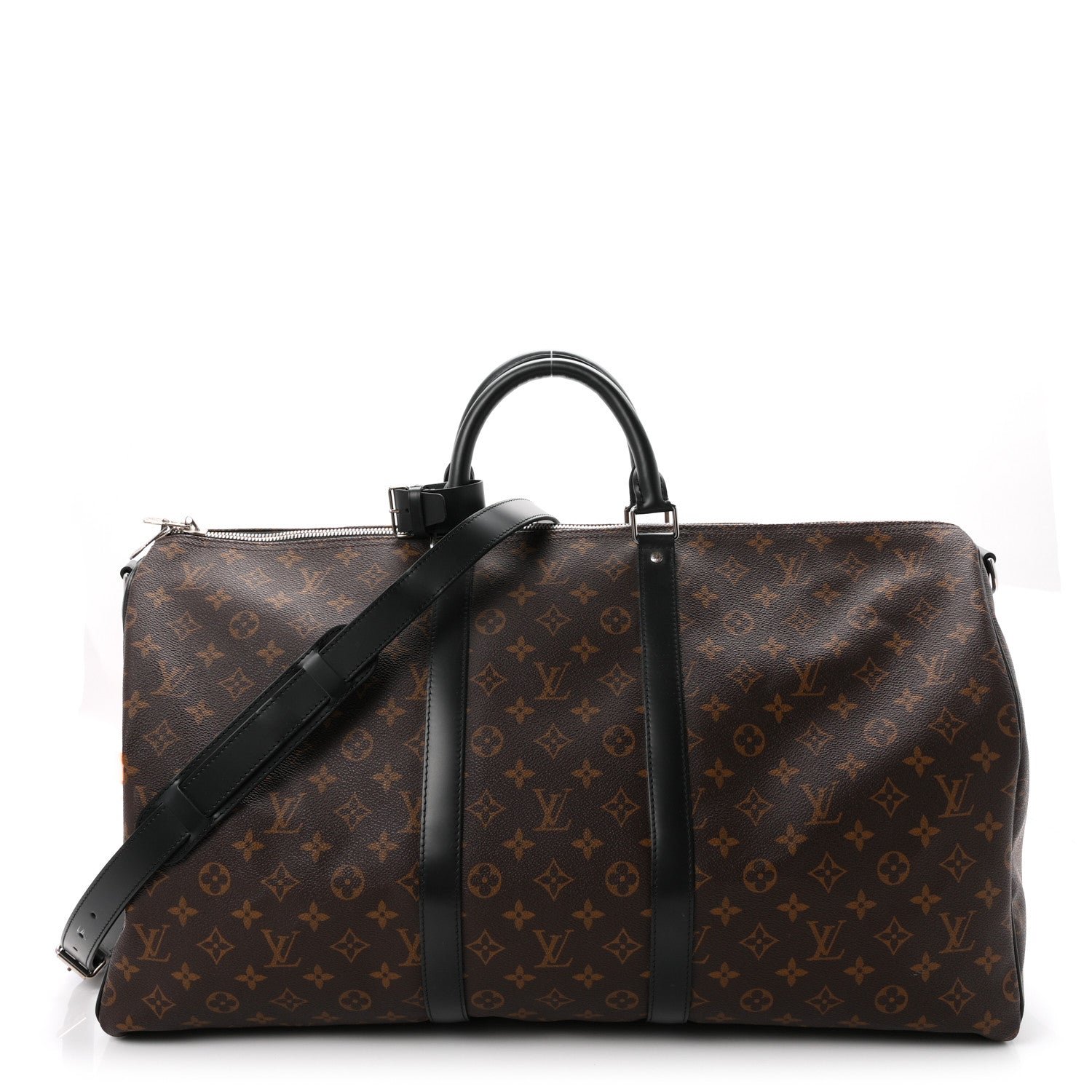 Louis Vuitton Monogram Macassar Keepall Bandouliere 55