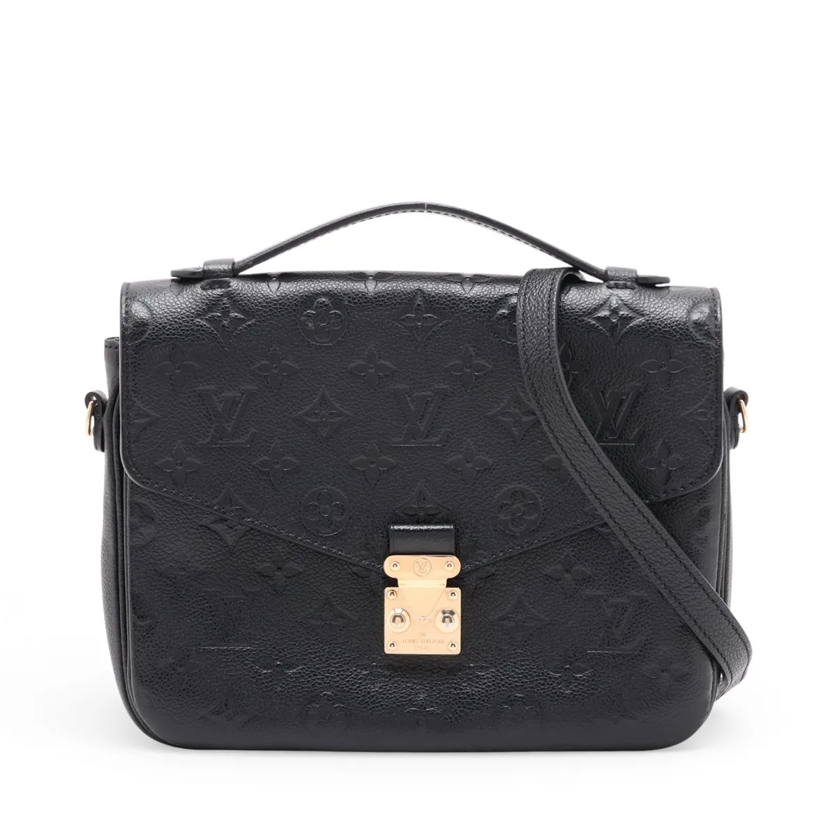 Louis Vuitton monogram empreinte Pochette Métis MM M41487 Black