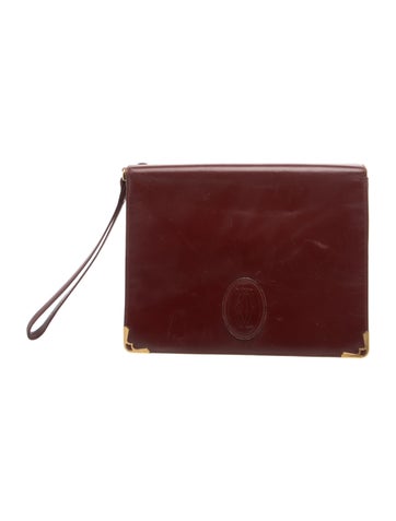 Leather Must de Cartier Wristlet
