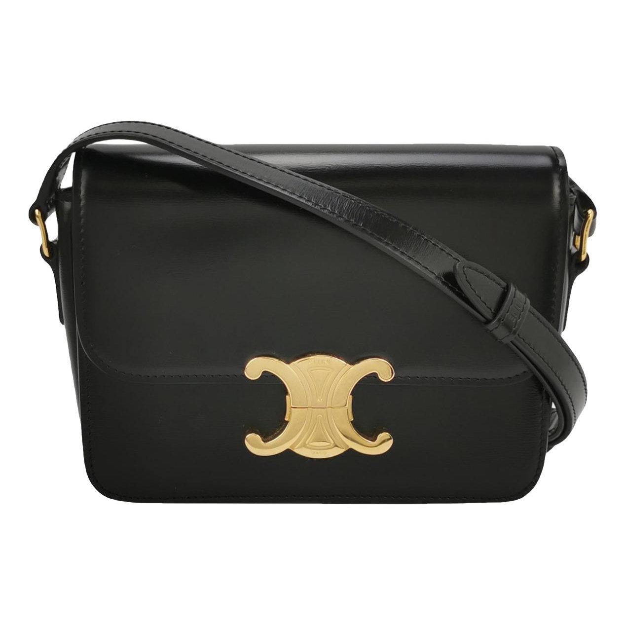 Triomphe leather handbag