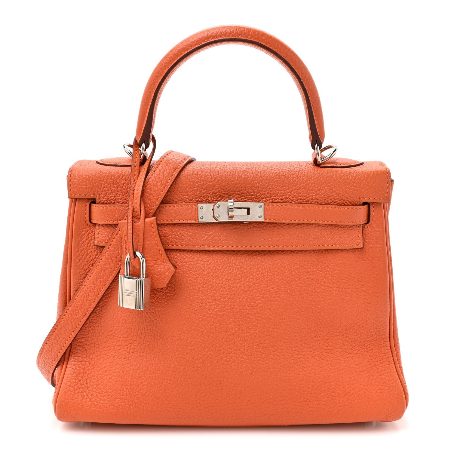 Hermes Togo Kelly Retourne 25 Orange