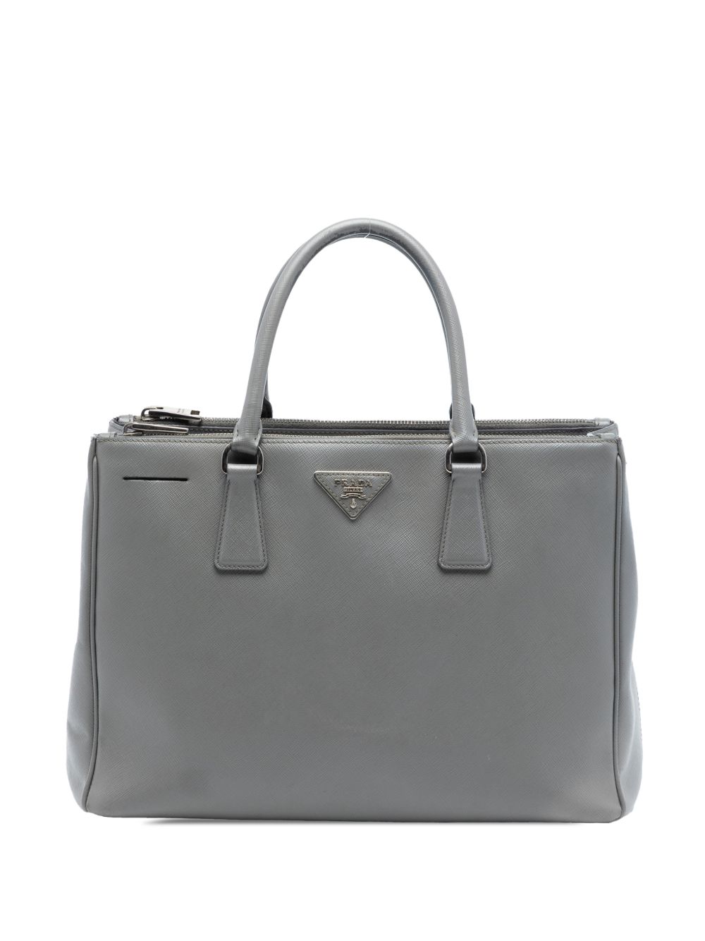 Prada 2010-2025 Medium Saffiano Lux Galleria Double Zip satchel