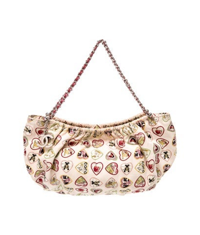 Chanel Canvas Valentine Hobo