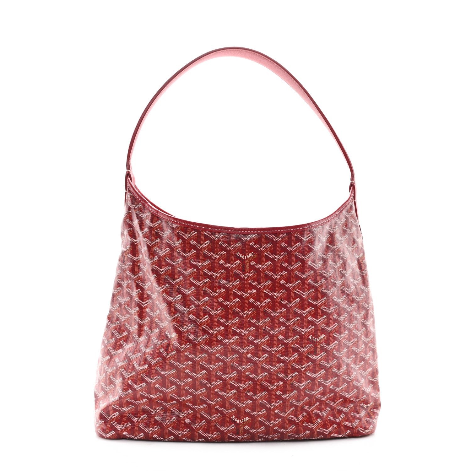Goyard Goyardine Boheme Hobo Red
