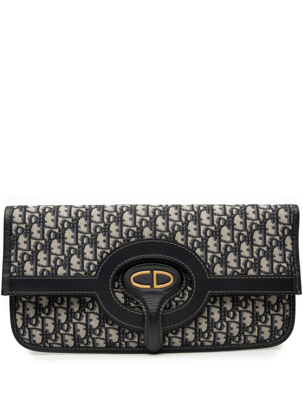 2020 Oblique Canvas Fold Over clutch bag