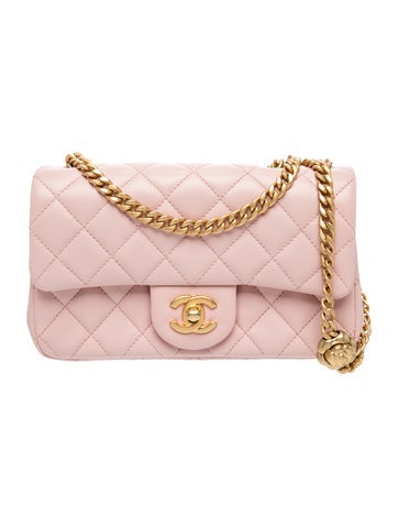 Rectangular Mini Sweet Camellia Flap Bag