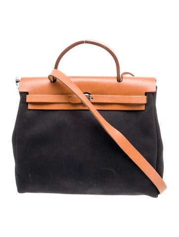Hermes Toile Officier Herbag PM