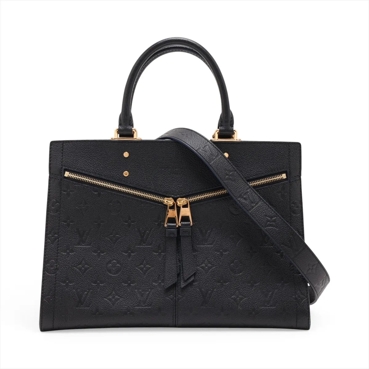 Louis Vuitton monogram empreinte Three MM M54273 Navy Blue There was an RFID res