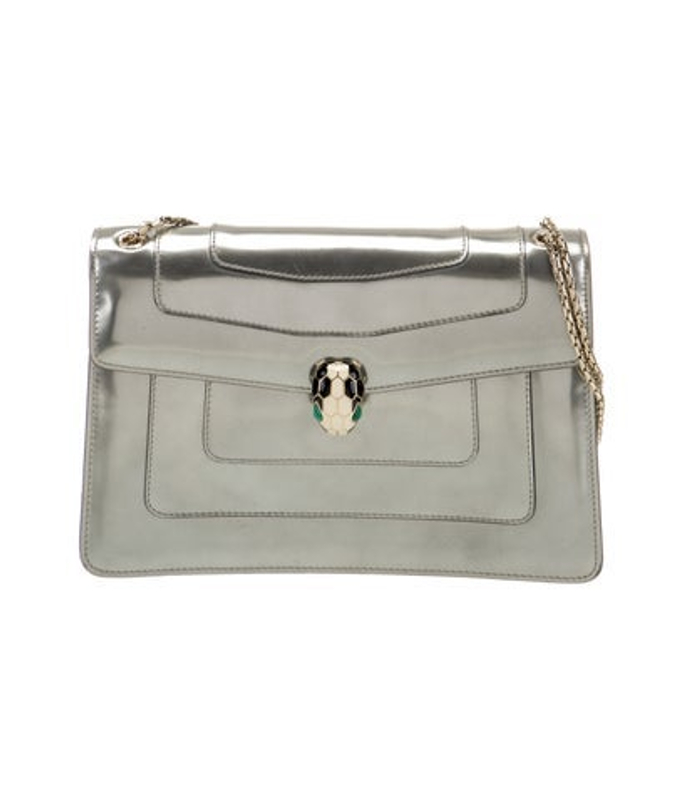 Bvlgari Patent Leather Shoulder Bag