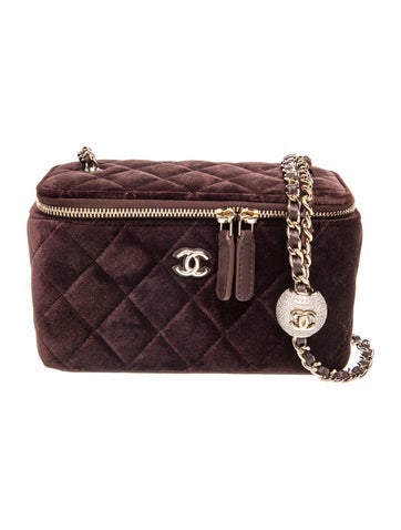 2025 Small Velvet Pearl Crush Vanity Case