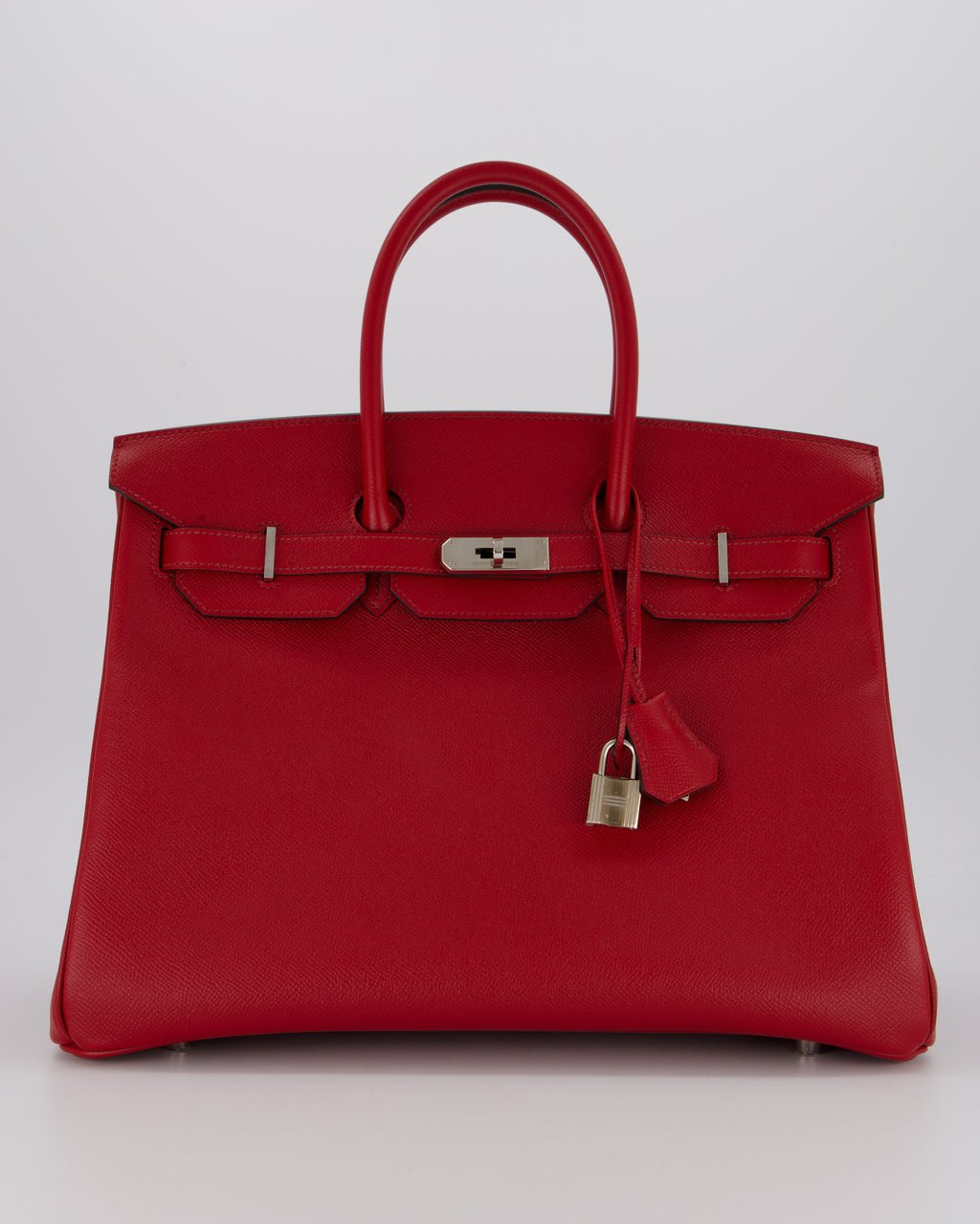 Hermès Birkin 35 Bag in Rouge Grenat Epsom Leather with Palladium Hardware